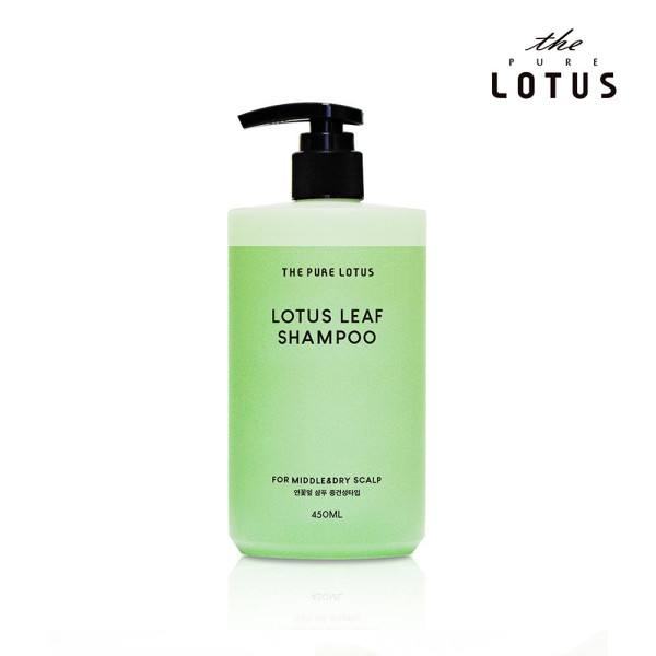 Lotus Leaf Shampoo for Middle and Dry Scalp 450ml