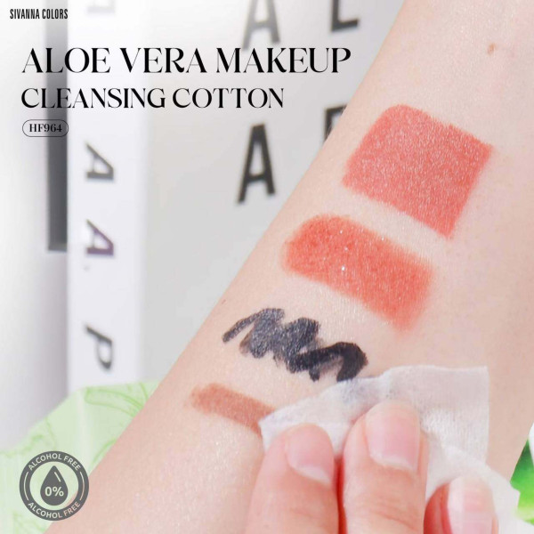 Sivanna Aloe Vera Makeup Cleansing Cotton - HF964