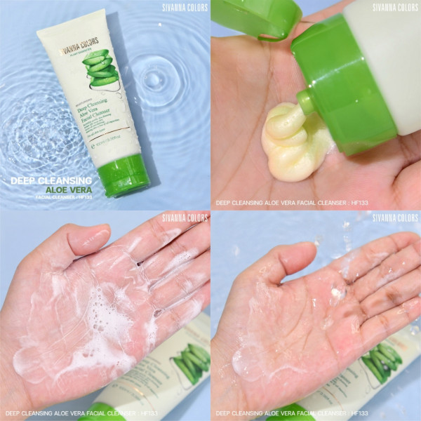 Sivanna Deep cleansing aloe vera facial cleanser - HF133