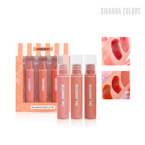 Sivanna OH Sweetie Velvet Lip Set - HF181