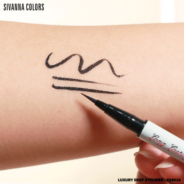 Sivanna Luxury Deep Eyeliner Long Lasting Fine Eyeliner - ES8016
