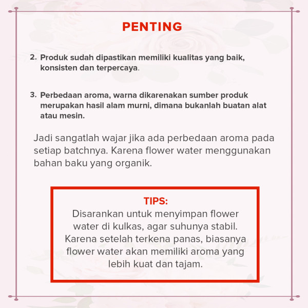 Centifolia Water