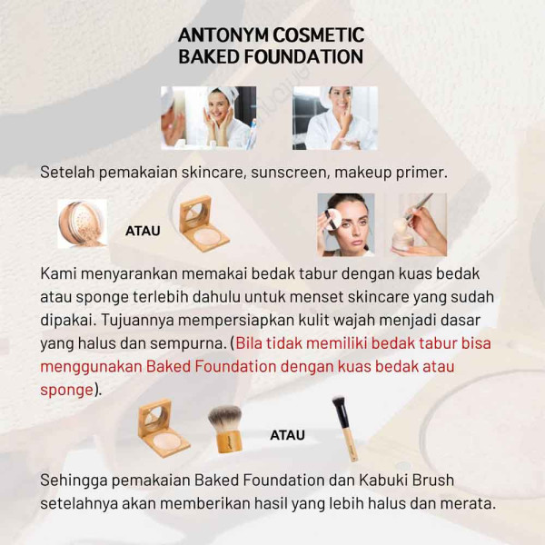 Antonym REFILL - Baked Foundation 8g