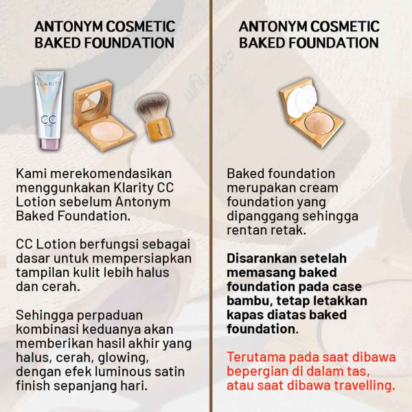 Antonym REFILL - Baked Foundation 8g