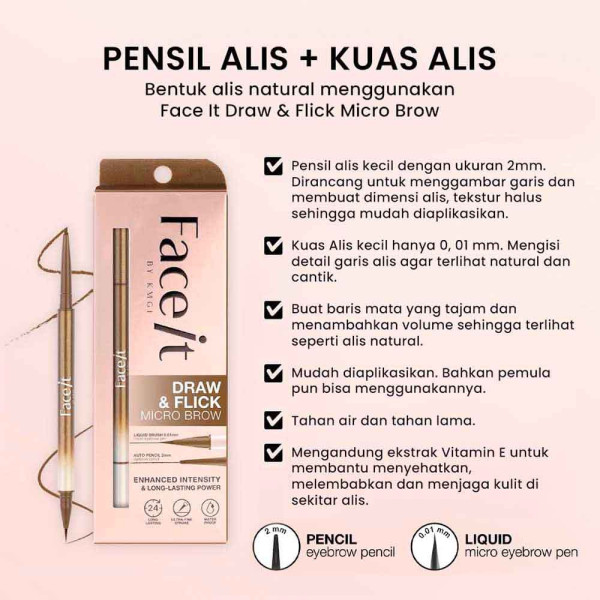 FLASH SALE BEAUTILOX Draw & Flick Micro Brow 7gr